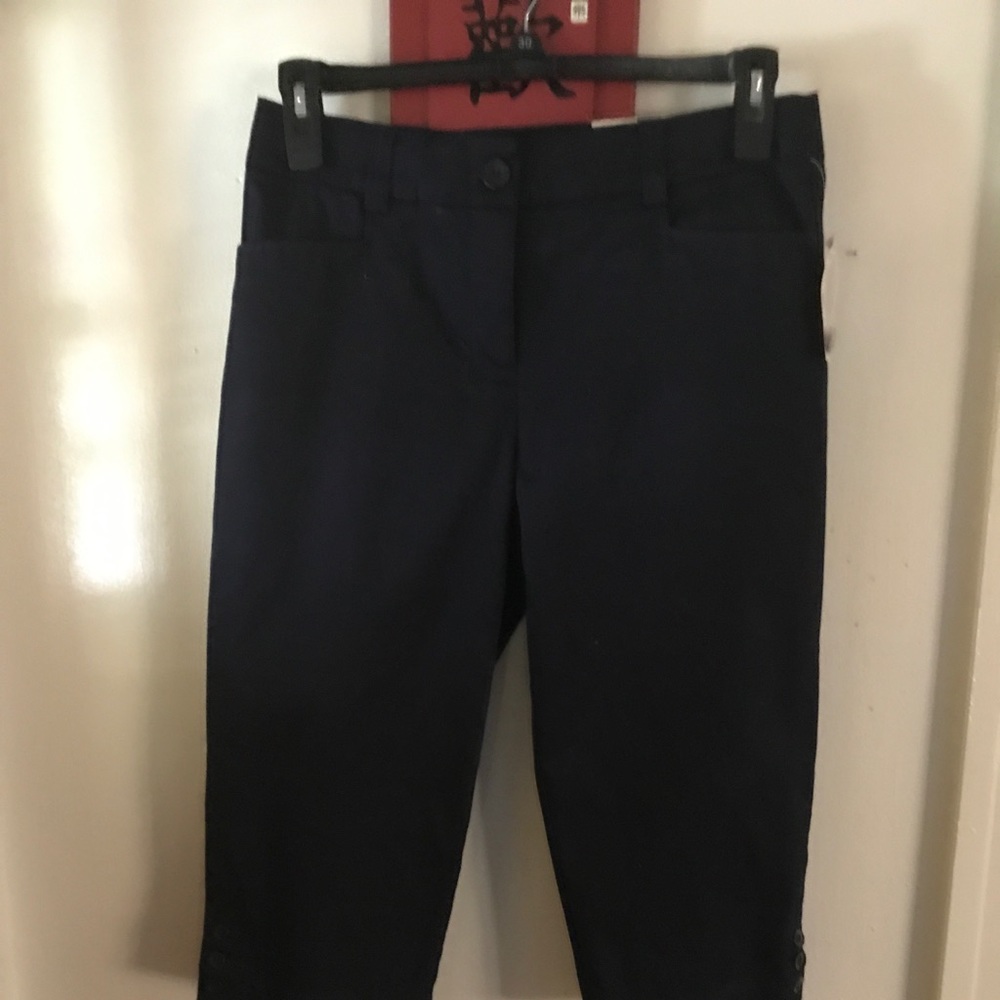 Blue capris